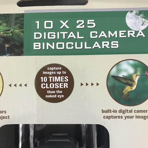 Innovage Outdoor Digital 10 x 25 Camera Binoculars - Picture 3 of 5